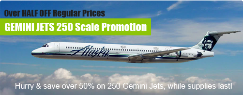Up 50% Off 250 Scale Gemini Jets