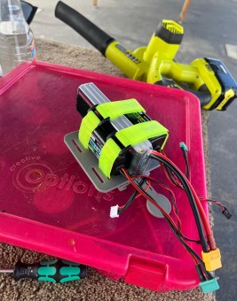 Battery Tray! Carf Rebel Max and Rebel Pro (..and other large RC Model Plane and Jets)  Removable with magnet lock, Large RC Model, battery tray, railing system mounting 