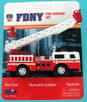 Fire Department of New York (FDNY) Ladder Truck Playset RT8790