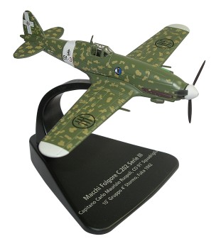 Macchi C.202 Folgore Carlo Maurizio Ruspoli, 91 Squadriglia, 10 Groupo, 4 Stormo Scale 1:72 Die Cast Model  AC017 