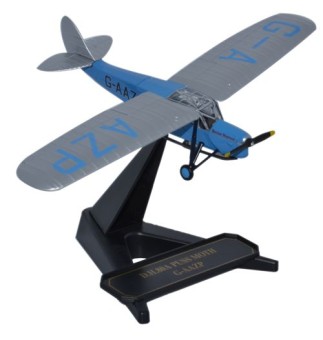 Highly detailed Oxford Aviation, History of Flight Series de Havilland DH.80 Puss Moth – "British Heritage" G-AAZP  Item: 72PM004  1:72 Scale