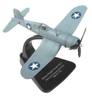F4U-1 Corsair 2nd Lieutenant Donald L. Balch, VMF-221, Guadalcanal, 1943 Scale 1:72 Die Cast Model AC008