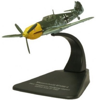 Bf 109E-4 Hauptmann Wolfgang Lippert, II./JG 27, 1940 Scale 1:72 Die Cast Model AC002 