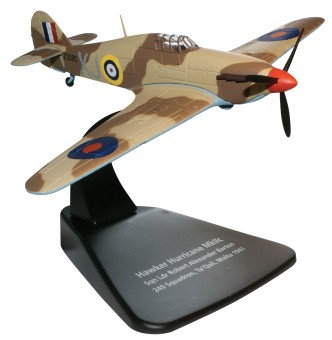 Hurricane Mk.IIc Sqn. Ldr. Robert "Butch" Barton, No. 249 Sqn., Malta, 1941 Scale 1:72 Die Cast Model AC018 