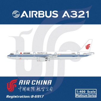Air China Airbus A321 B-6917 Phoenix 1:400 