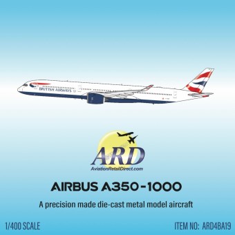 British Airways Airbus A350-1000 Reg: HA35K0010/ARD4BA19 Aero Polaris 1:400