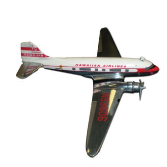 Hawaiian DC-3 1960'S Red Livery