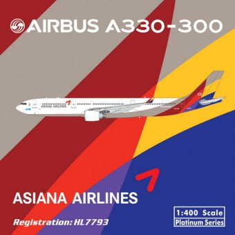 Asiana A330-300 Reg# HL7793 Phoenix 11106 scale 1:400