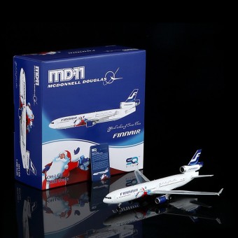 Finnair McDonnell Douglas MD-11 Official Airline of Santa Claus Flaps Down Reg: OH-LGB SQWL2231FD SQ Wings 1:200