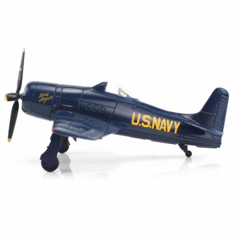 Flying Heroes SM1012 Grumman F8F Bearcat Diecast Model USN Blue Angels, 1946, w/Decal Sheet SM1012 SkyMax scale 1:72
