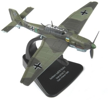 Junkers Ju 87B Stuka Stab III./St.G.77 France 1940 die-cast Oxford AC004 Scale 1:72 