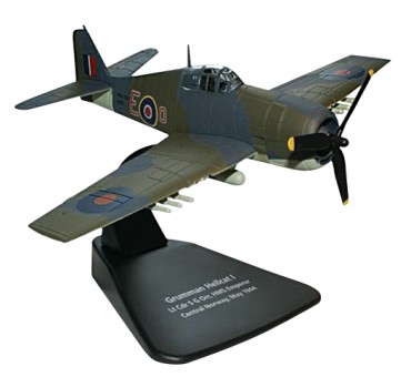 Hellcat F Mk.I Lt. Cdr. S.G. Orr, 804 NAS, Royal Navy, HMS Emperor, 1944 Scale 1/72 Die Cast Model AC020 