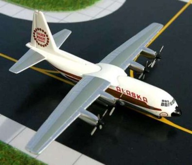 Alaska L-100 Gemini Jets Scale 1:400 GJ527 GEMINI ALASKA L-100 (C-130) 1/400