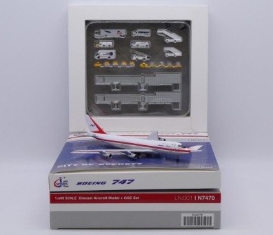 Boeing House Color 747-100 First Prototype Museum Version Reg: N7470 XX40278 JCWings 1:400
