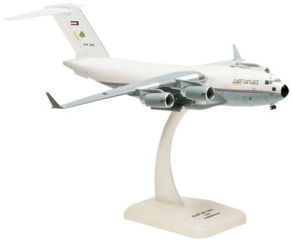 Kuwait Air Force C-17a  W/Gear and Stand HG5606 Hogan Scale 1:200