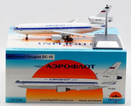 Aeroflot Russian Airlines DC-10-40 VP-BDF Аэрофлот with stand InFlight IFDC10SU0819 scale 1:200
