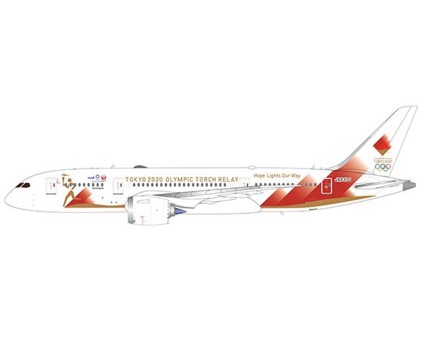 JAL B787-8 Torch Relay JA837J PX5788008 JC Wings Scale 1:500