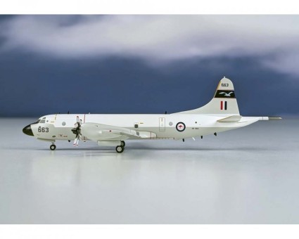 New Zealand Air Force Lockheed P-3K Orion NZ4203 Kiwi with stand InFlight IFP3RNZAF12 scale 1:200