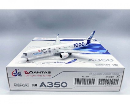 Flaps Down House Airbus Qantas A350-1000 F-WMIL "Our Spirit Flies Further" JC Wings JC4AIR0101A Scale 1:400