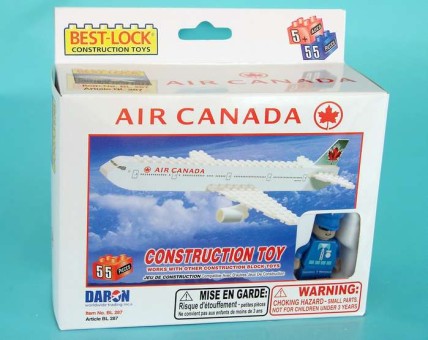 55 Piece Air Canada Airplane Jet and Action Figure  BL287 by Best-Lock