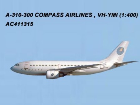 Compass Airlines Airbus A310 VH-YMI  AC411315 Aero Classics  Scale 1:400
