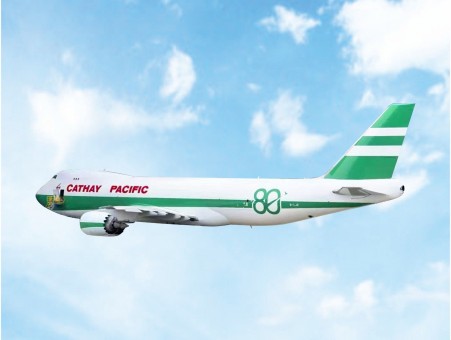 Cathay Pacific Cargo Boeing B747-8F 80 years lettuce Reg: B-LJE PH404685 Phoenix Models 1:400