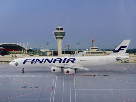 Finnair Airbus A340-300 Registration OH-LQD Angry Birds Phoenix Models 20130 Scale 1:200  OH-LQD