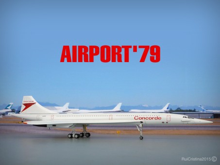 Concorde Airport 79 Film Livery Reg# F-BTSC InFlight IFCONC1979 Scale 1:200