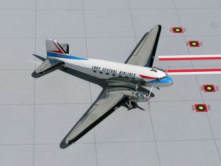 Lake Central DC-3 AJLKC023 Gemini Jets 1:250 scale