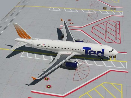 Ted A320 G2UAL007 Gemini Jets Scale 1:200 