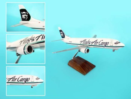 Alaska Cargo B737-400 W/WOOD Stand & Gear