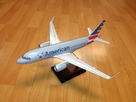 New Mould 1:100! American Airbus A319 Reg# N8001N DISPAAL003 1:100
