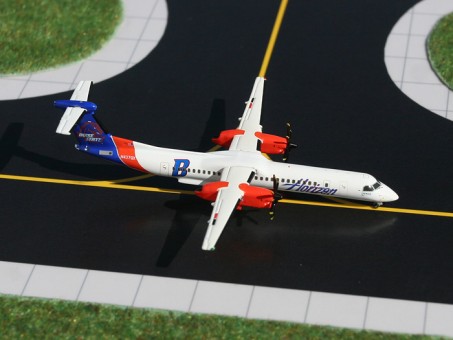 Last One! Horizon Air Dash 8Q-400 Boise State Broncos Gemini Jets GJQXE987 scale 1:400