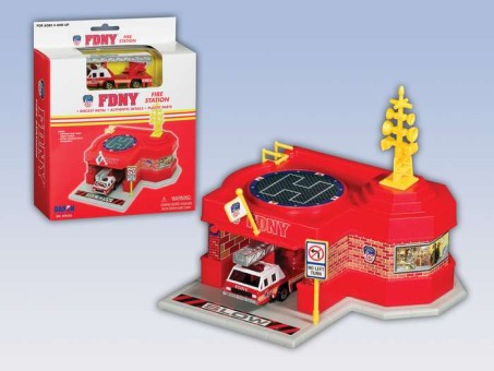 Fire Department of New York (FDNY) Mini Fire Station w/ 1 Vehicle RT8720