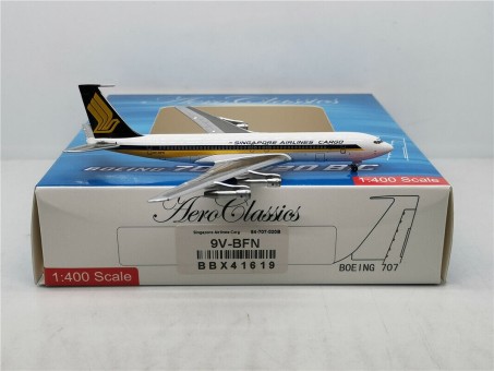 Singapore Cargo B707-320 1:400 9V-BFN Aeroclassics 1:400