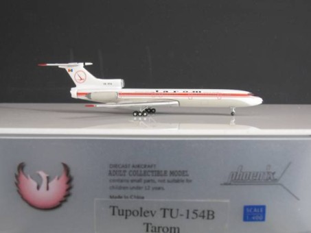 Sale! Tarom Airlines (Romania) TU-154 YR-TPA Phoenix 1:400 