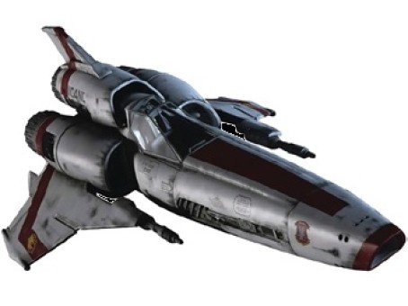 Viper Mk II Battlestar Galactica with stand Collection die-cast model Eagle Moss EM-BGS01