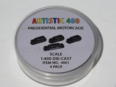 Artistic400 Presidential Motorcade set of 4 All Die cast Scale 1:400 Artistic400