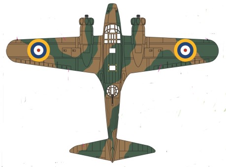 Avro Anson Mk.I – No. 233 Squadron, RAF Coastal Command, 1937 Oxford 72AA004 Scale 1:72