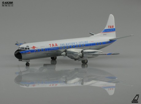TAA Trans Australia L-188 VH-TLC "Delivery Color"  1:200 JCWings