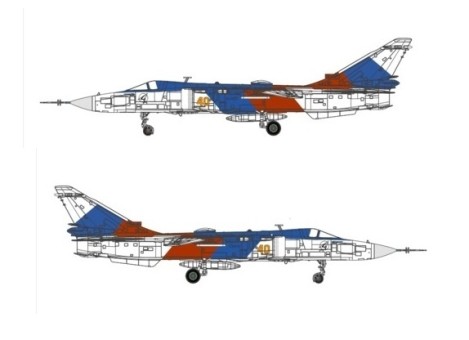 Russian Air Force Su-24MK Fencer-E  Yellow 40, Farnborough Calibre Wings CA722407 scale 1:72