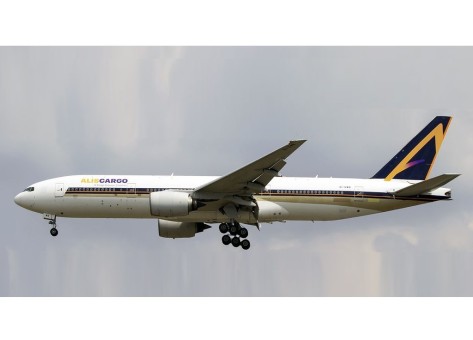 Flaps down AlisCargo Airlines B777-200ER EI-GWB JC Wings LH4LSI265A scale 1:400