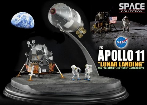 1/72 NASA Apollo 11 "Columbia" + LM "Eagle" + Astronauts (Space)