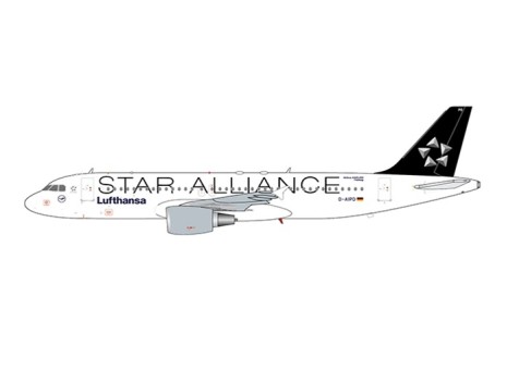 Lufthansa Airbus A320 D-AIPD "Star Alliance" JC Wings JC4DLH077 Scale 1:400