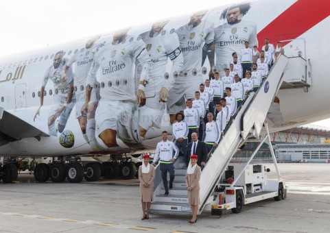 Emirates Airbus A380 Real Madrid FC Reg# A6-EOA Gemini GJUAE1557 1:400