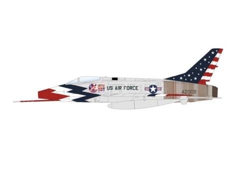 Skyblazers USAF F-100 Super Sabre 1960 Season 42009 Hobby Master HA2123 scale 1:72