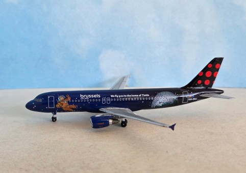 Brussels Airlines Airbus A320 Tin Tin Reg: OO-SNJ AC411543 AeroClassics 1:400