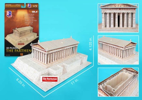 Parthenon 3D Puzzle 25 Pieces