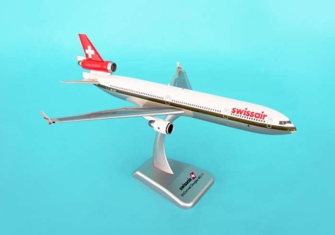 Swissair MD-11 W/GEAR Gold Line Livery REG#HBIWL