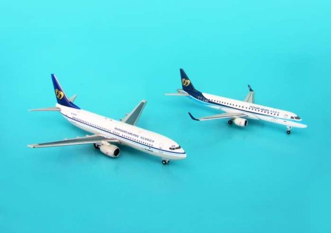 Mandarin 737-800/ERJ190 2 Plane Set
